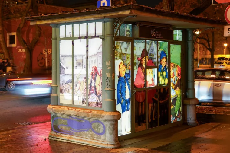 Je li ovo najčarobniji kiosk u Zagrebu? Sada svijetli u motivima starih čestitki