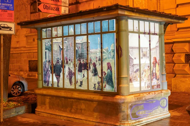 Je li ovo najčarobniji kiosk u Zagrebu? Sada svijetli u motivima starih čestitki