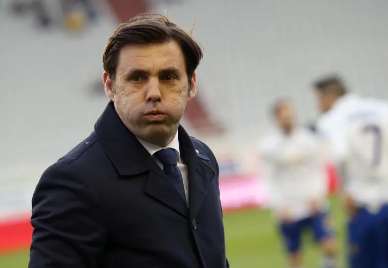 31.03.2018., gradski stadion Poljud, Split - Hrvatski Telekom Prva liga, 27. kolo, HNK Hajduk Split - HNK Rijeka. Trener Splita Zeljko Kopic