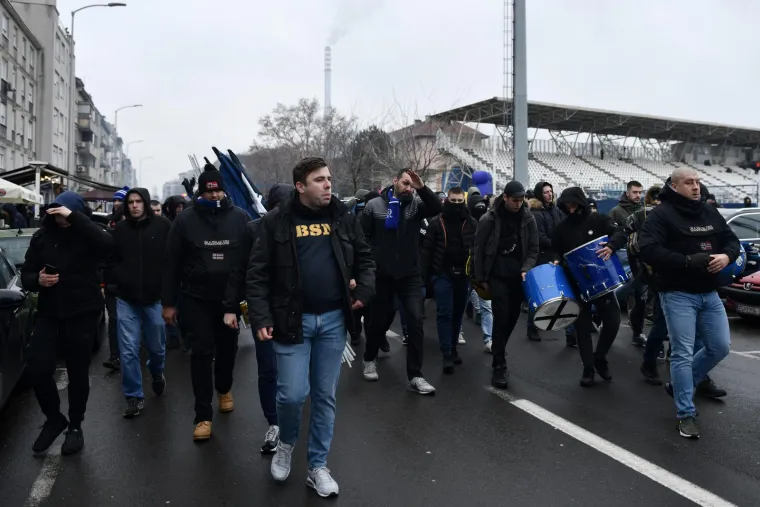 Pogledajte korteo Bad Blue Boysa do Kranjčevićeve: Očekuje nas spektakl na tribinama