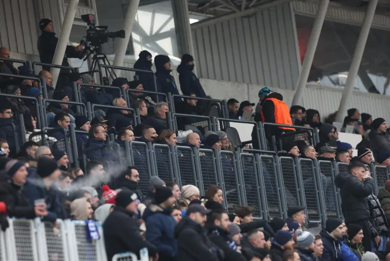 U svečanoj loži bio je predsjednik Dinama Velimir Zajec