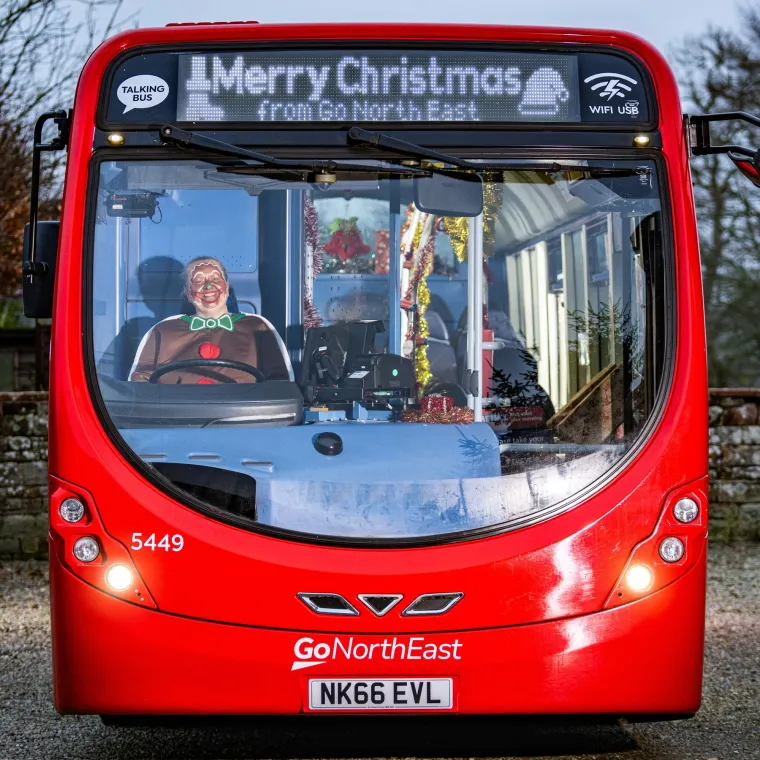 Ova vozačica svakodnevno unosi pravo božićno veselje u bizarnim kostimima: Putnici su &scaron;okirani