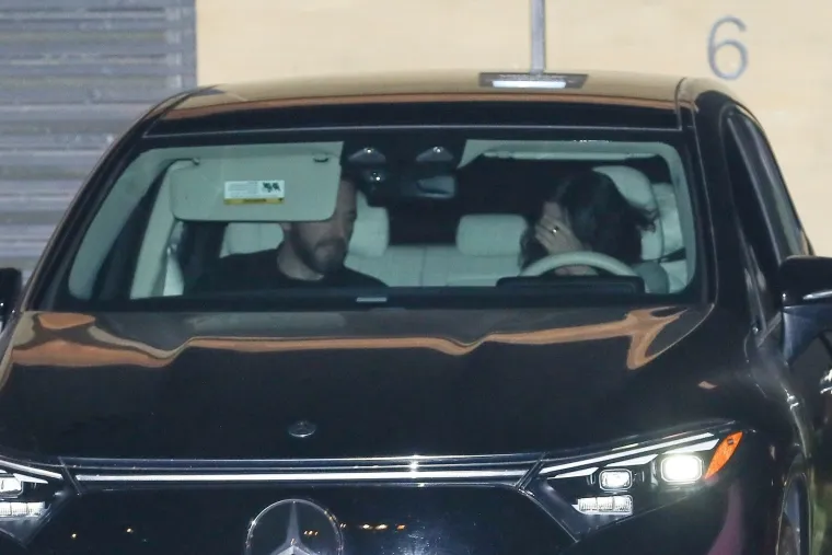 Johnny McDaid i Courteney Cox u autu nakon večere