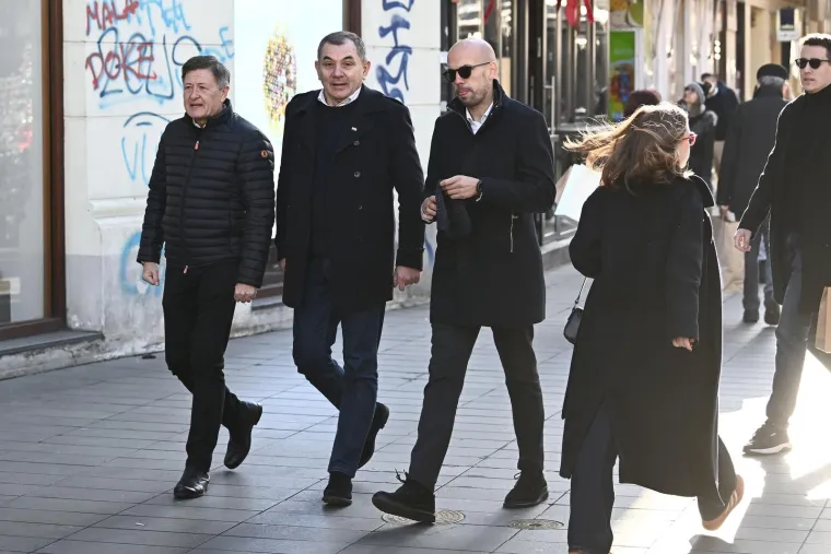 Ivica Lovrić i Otto Barić također su prošetali gradom.