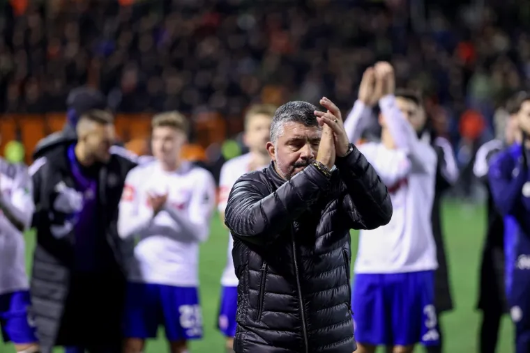 Gennaro Gattuso radi sjajan posao na klupi Hajduka. 