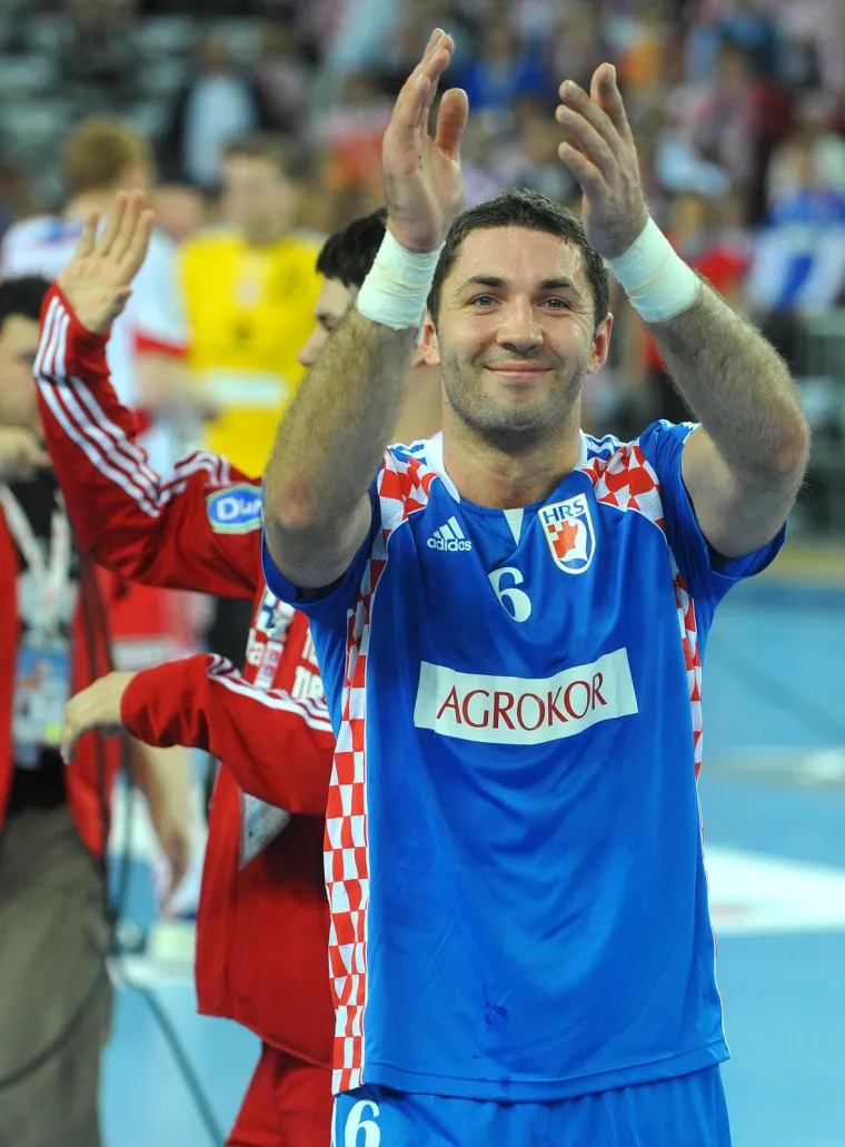 30.01.2009., dvorana Arena, Zagreb, Hrvatska - Hrvatska i Poljska odigrale su na Svjetskom prvenstvu u rukometu polufinalnu utakmicu. 