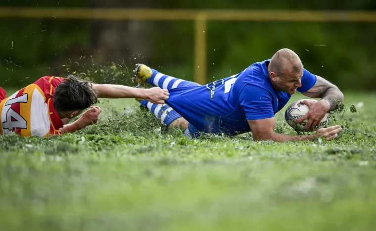 Zagreb - Finale Hrvatskog ragbijaskog kupa, HARK Mladost - RK Sinj. Pehar je otisao u Sinj. 