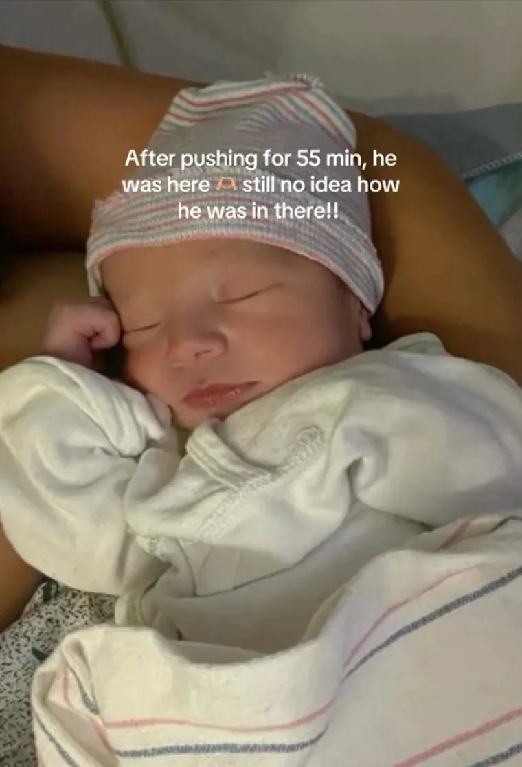 Porod je trajao ne&scaron;to manje od sat vremena, a Nicole je uz njegovu prvu fotografiju napisala da joj ni danas nije jasno gdje se to skrivao.