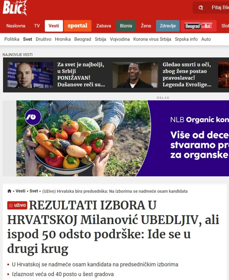 Strani mediji se raspisali o izborima, srpske naslovnice vri&scaron;tale: 'Propast, očaj, potop, razoren HDZ!'