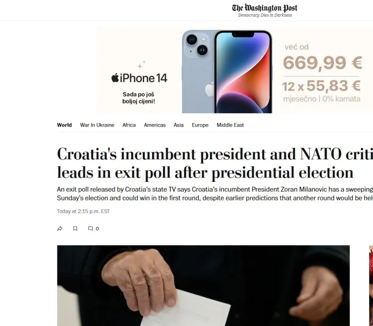 Strani mediji se raspisali o izborima, srpske naslovnice vri&scaron;tale: 'Propast, očaj, potop, razoren HDZ!'