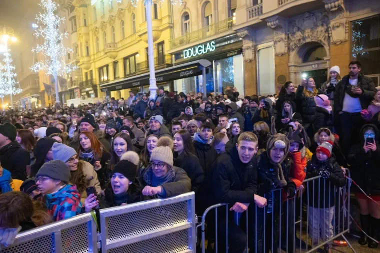 Doček Nove godine u Zagrebu