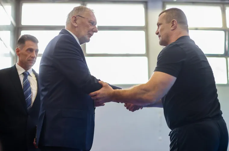Ogledni trening Mirka Filipovića s pripadnicima specijalne i interventne policije