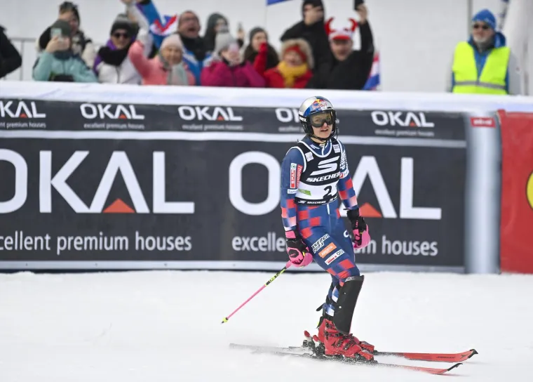 Tribine pune kockica i hrvatskih zastava: Kranjska Gora pretvorila se u Sljeme