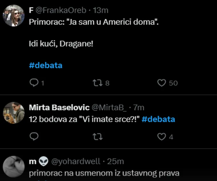 Ovo je sve!😂 Pogledajte memeove na društvenim mrežama oko sučeljavanja Milanovića i Primorca