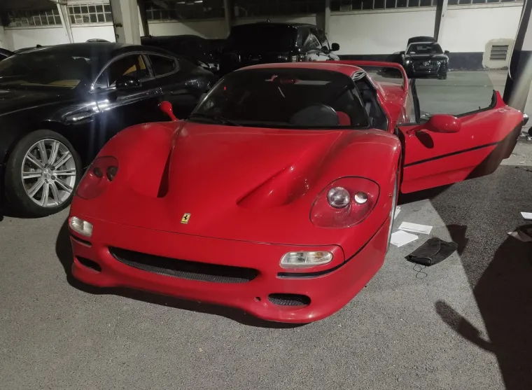 Izloženi su deseci luksuznih automobila vrijednih milijune dolara, uključujući marke kao što su Ferrari F50, Ferrari F12 Berlinetta, Lamborghini Murcielago, Aston Martin, Bentley, Cadillac, Audi TT, Mercedes-AMG.