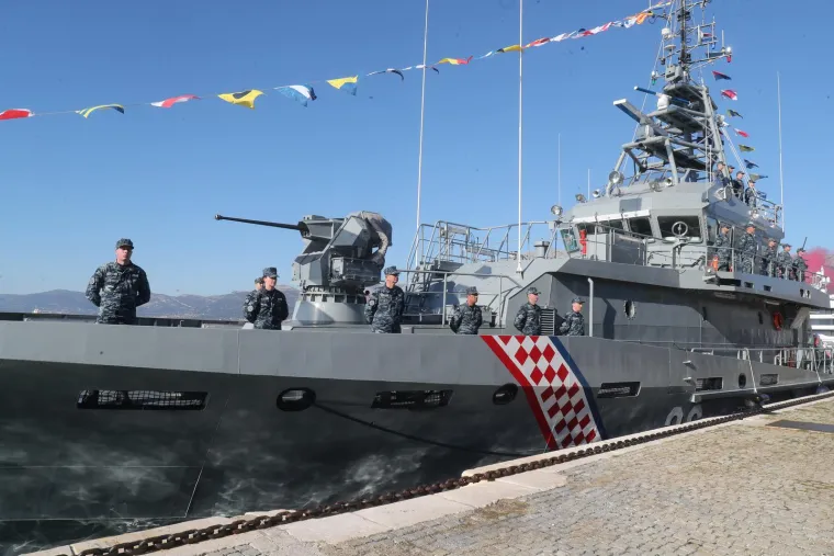 Hrvatska ratna mornarica dobila novi ophodni brod: 'Ovo je početak modernizacije'