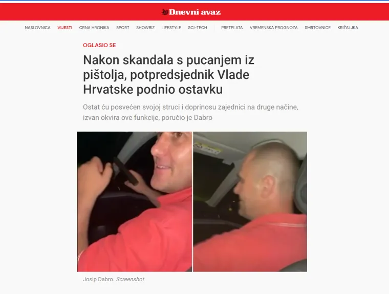 Pogledajte kako regionalni mediji pišu o snimci i ostavci bivšeg potpredsjednika Vlade