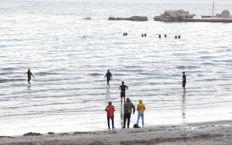 Ovo mogu samo Splićani! Pogledajte kako izgleda picigin i nogomet usred zime