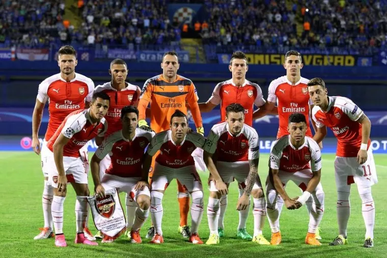 Početni sastav Arsenala.