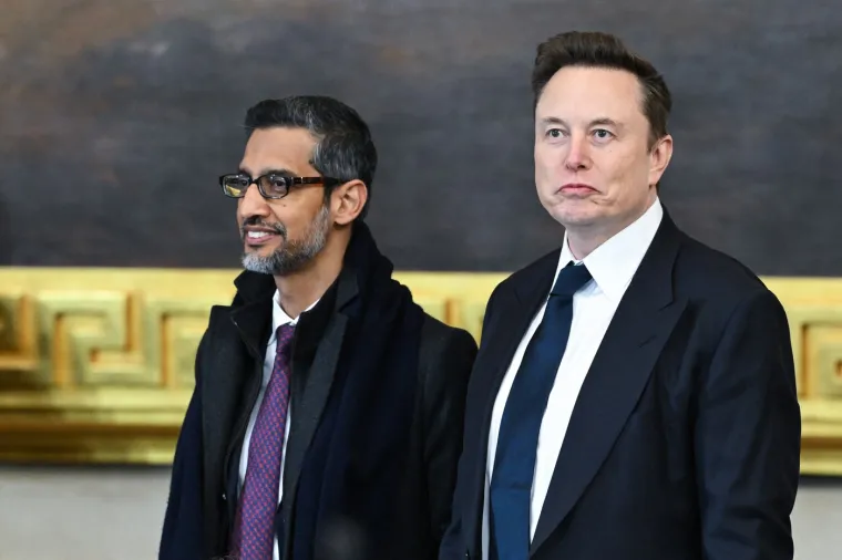 CEO Googlea Sundar Pichai i Elon Musk