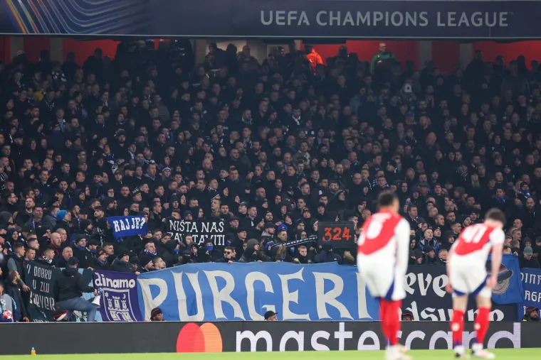 Dinamovi Bad Blue Boysi do&scaron;li su u velikom broju u London