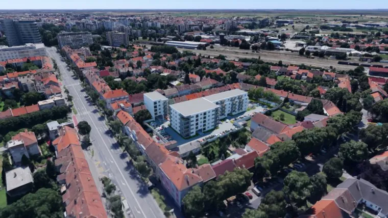 Dvosoban stan od 75,23 m2, novogradnja u Osijeku, Gornji grad prodaje se za 210.000 eura