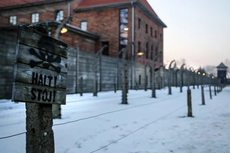 Kako su u siječnju 1945. sovjetske približavale Auschwitzu, njemački SS-ovci natjerali su 60.000 zatvorenika na hod prema zapadu, poznat kao Marš smrti. Nacisti su se prije bijega potrudili uništiti svoju tvornicu smrti, digavši u zrak plinske komore i krematorije u Birkenauu. 