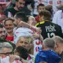 Šušnja na tribinima sa svojom obitelji slavi pobjedu