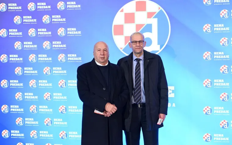 Velimir Zajec i Dubravko Skender, dopredsjednik Dinama. 