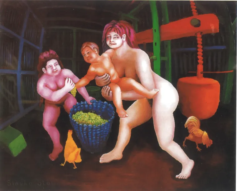 Slavko Stolnik, Erotika kod preše, 1976.
