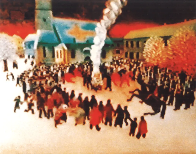 Slavko Stolnik, Paljenje Matije Gubca, 1970.