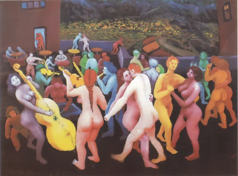 Slavko Stolnik, Ples aktova, 1975.