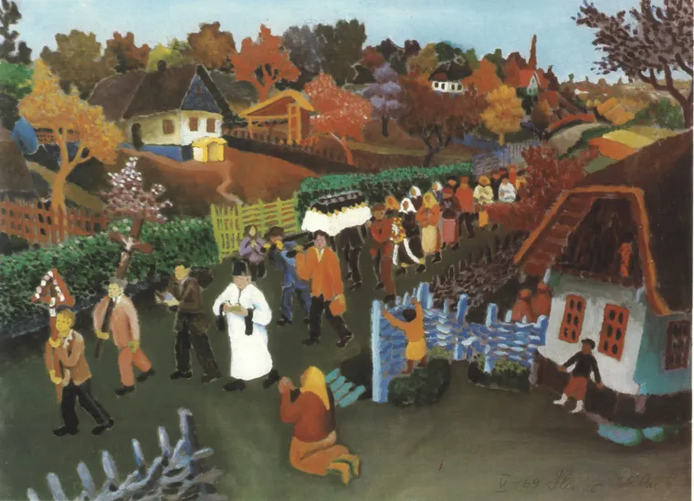 Slavko Stolnik, Pogrebna procesija, 1968.