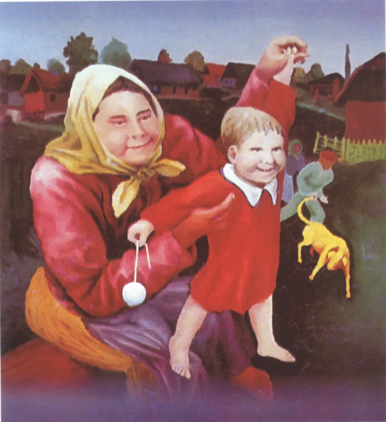 Slavko Stolnik, Žena s djetetom, 1972.