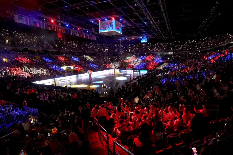 Ovako je to izgledalo prije samog početka utakmice 