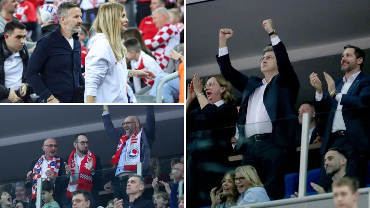 Kakva ekipa u Areni! Plenković, Tomašević, Todorić mlađi. Pogledajte tko je sve došao bodriti rukometaše