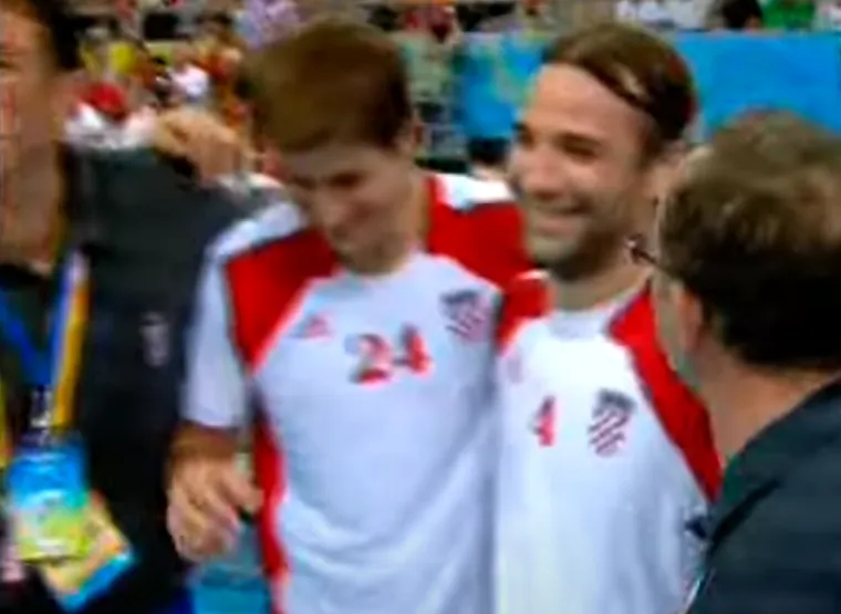 Ivano Balić nije mogao suspregnuti smijeh. Nije očekivao takav govor Line. No Červar je pokazao da je majstor jer do kraj je Hrvatsak uspjela slavit s čak +2 razlike