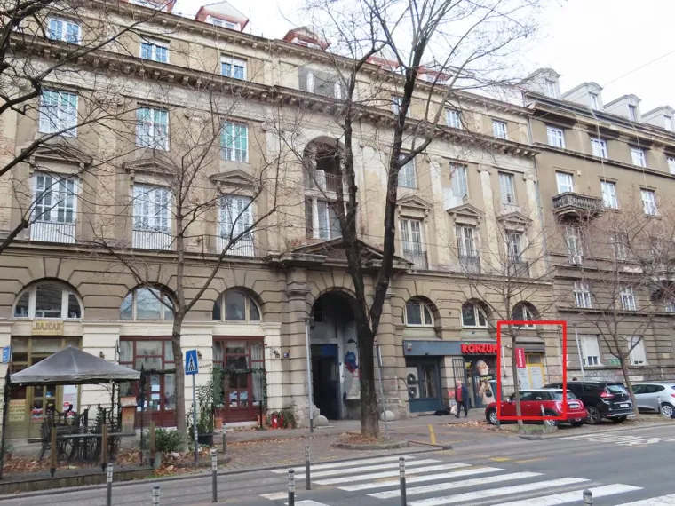 Nekretnina u ulici Kneza Mislava 13 u Zagrebu povr&scaron;ine je 201,54 kvadrata. Riječ je o nekretnini u prizemlju i podrumu ulične zgrade, početna mjesečna neto zakupnina je 1.756,64 eura, a jamčevina iznosi 5.269,92 eura