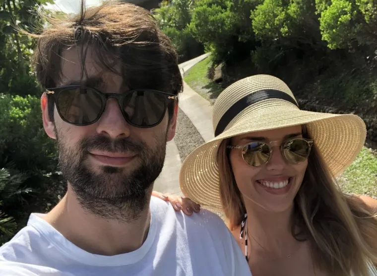 Vedran Ćorluka i Franka Batelić