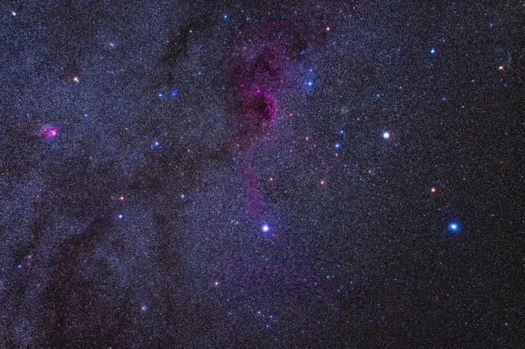 Na ovom području nalazi se mnogo zvjezdanih skupova, uključujući NGC 2360 i NGC 2439. U istoj regiji su i maglice poput NGC 2467 i Sh2-310. Fotografija je snimljena u Australiji u ožujku 2024.