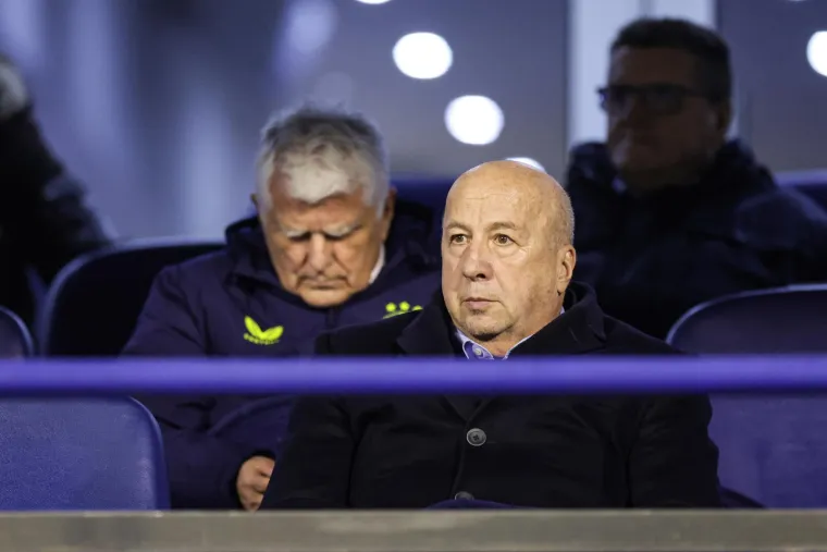 Velimir Zajec utakmicu je pratio sa svog uobičajenog mjesta i bio je jako ozbiljan