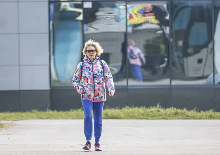 Iako je temperatura bila niska, to nije smetalo građanima da uživaju u lijepom danu.