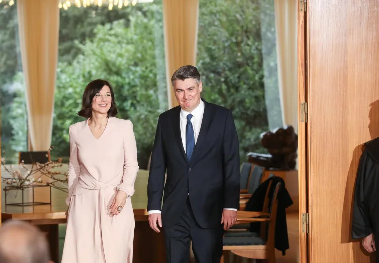 Svečanost polaganja prisege predsjednika Republike Zorana Milanovića održala se u Predsjedničkim dvorima na Pantovčaku 18. veljače 2020. s početkom u 12 sati. Prva je to inauguracija predsjednika Republike koja nije održana na Trgu sv. Marka, ujedno i s najmanjim brojem uzvanika do tada