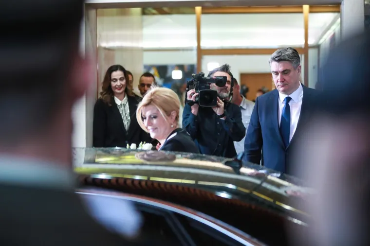 Trenutak kada je postao '&scaron;ef' Pantovčaka: Ovako je Milanović ispratio Kolindu Grabar Kitarović