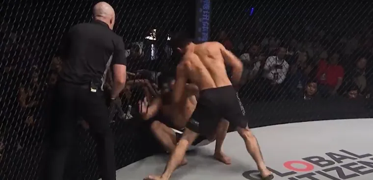 Idemo na njegovo dana&scaron;njeg suparnika. Saygid Guseyn Arslanaliev opaki je udarač koji, ako mu samo malo da&scaron; prostora, melje suparnike. Ovdje možemo vidjeti situaciju u kojoj zavr&scaron;ava suparnika. 