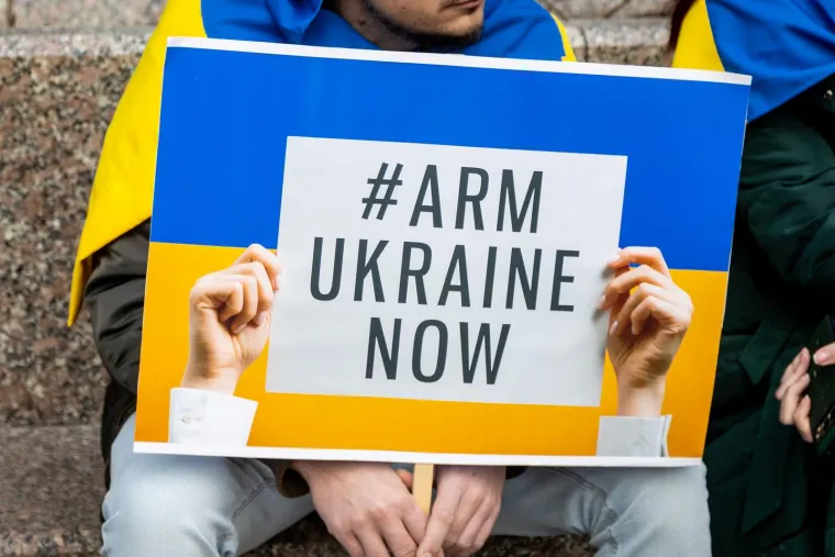 Zagreb uz Ukrajinu na treću godi&scaron;njicu agresije. Stigla i Zdravka Bu&scaron;ić: 'Va&scaron;a borba je i na&scaron;a'