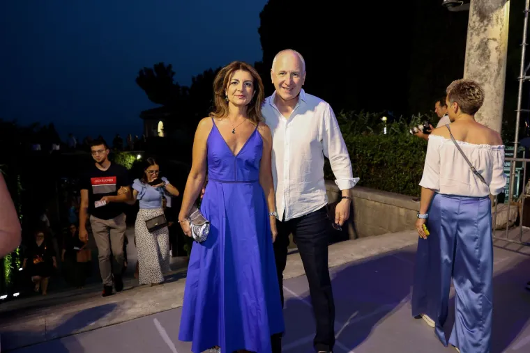 Andro Krstulović Opara sa suprugom Danielom