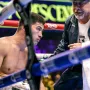Dmitrij Bivol u svom kutu kao pit bull. 