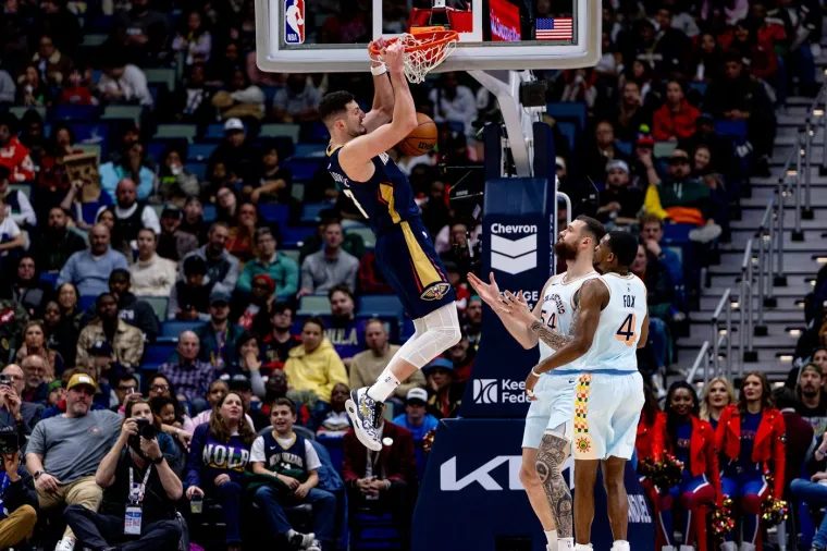 Hrvatski košarkaš, 23-godišnji Karlo Matković ostvario je najbolji učinak karijere u NBA ligi postigavši 19 koševa u 114-96 domaćoj pobjedi New Orleans Pelicansa protiv San Antonio Spursa.