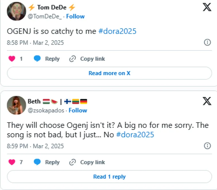 Grupa Ogenj jedni su od favorita ovogodišnje Dore. No zbog nekih stvari, fanovi ne žele da nas oni predstavljaju